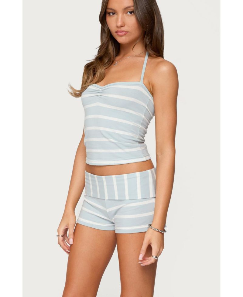 Women's Lorenza Striped Halter Top