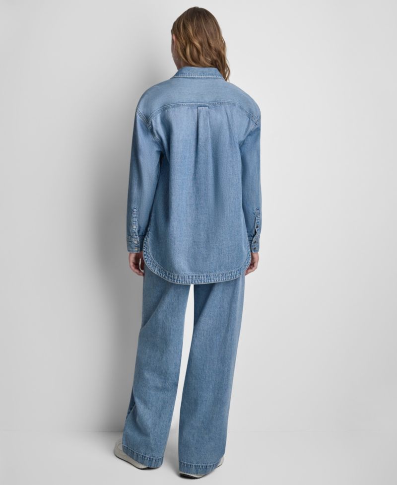 Women's Long-Sleeve Oversized Shirt