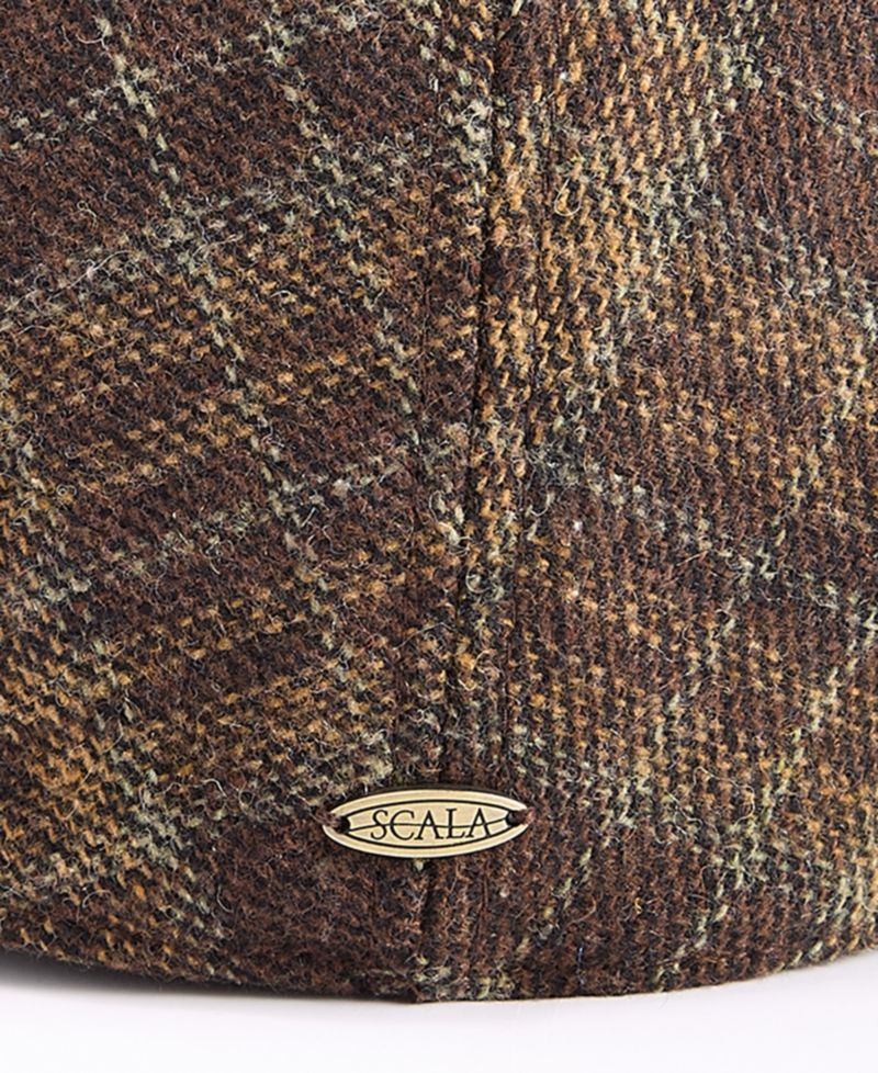 Men's Plaid Woven Ivy Cap