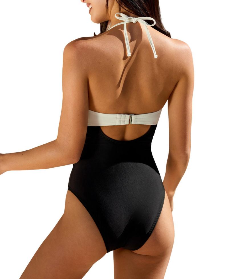 Women's Smocked One-Piece Swimsuit