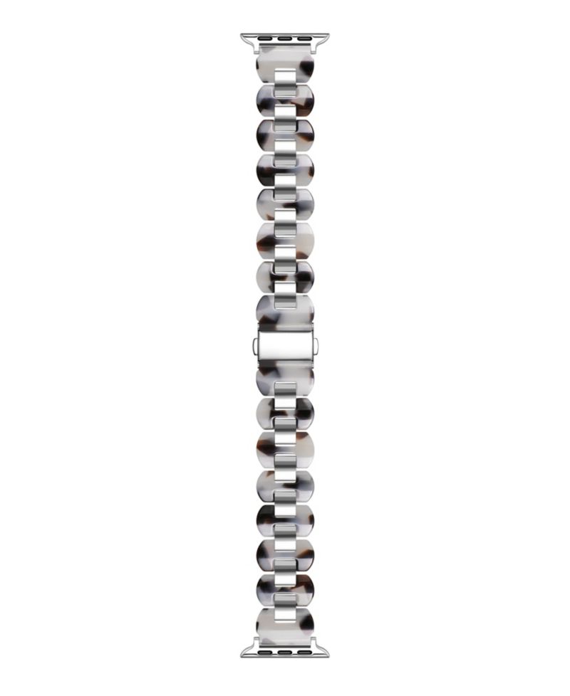 Women's Aria Scalloped Resin Stainless Steel Band for Apple Watch