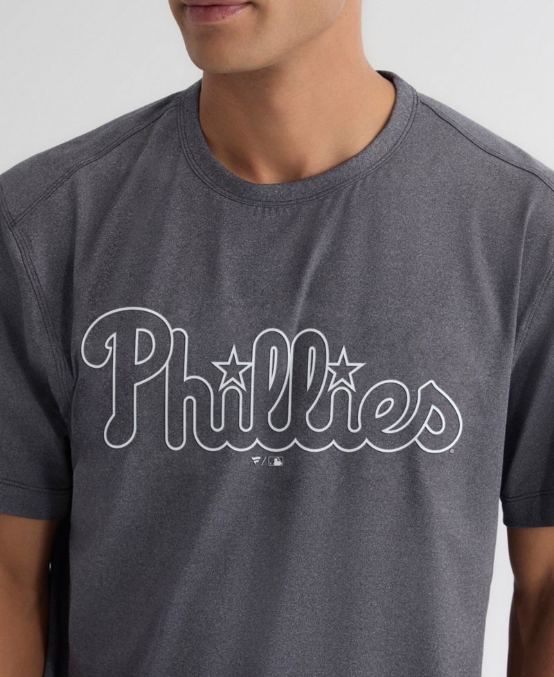 Men's Charcoal Philadelphia Phillies Clutch Winning Edge T-Shirt