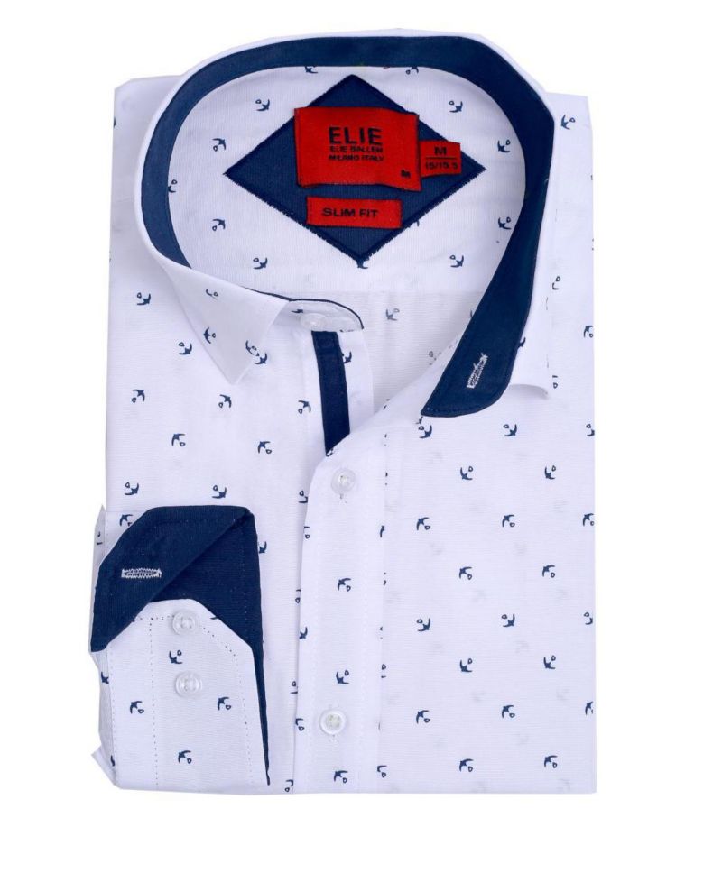 Men's Slim Fit Stylish Button-Down Shirt