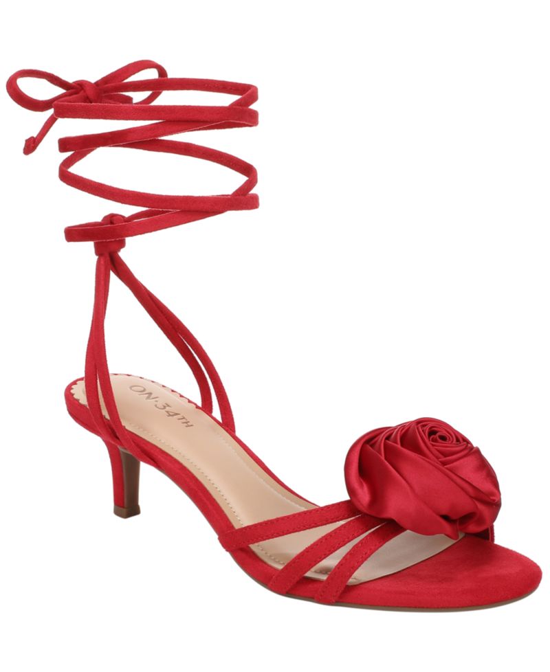 Women's Cahlliee Rose Lace-Up Dress Sandals