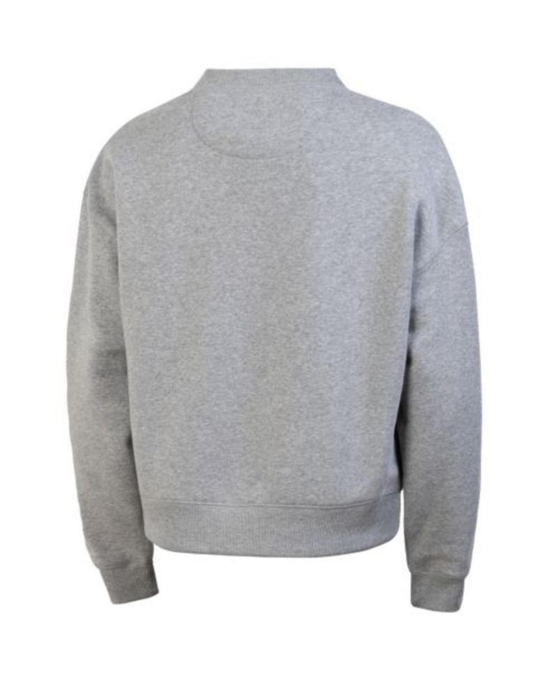 Women's Heather Gray Los Angeles Dodgers Americana Triumph Fleece Tri-Blend Sweatshirt