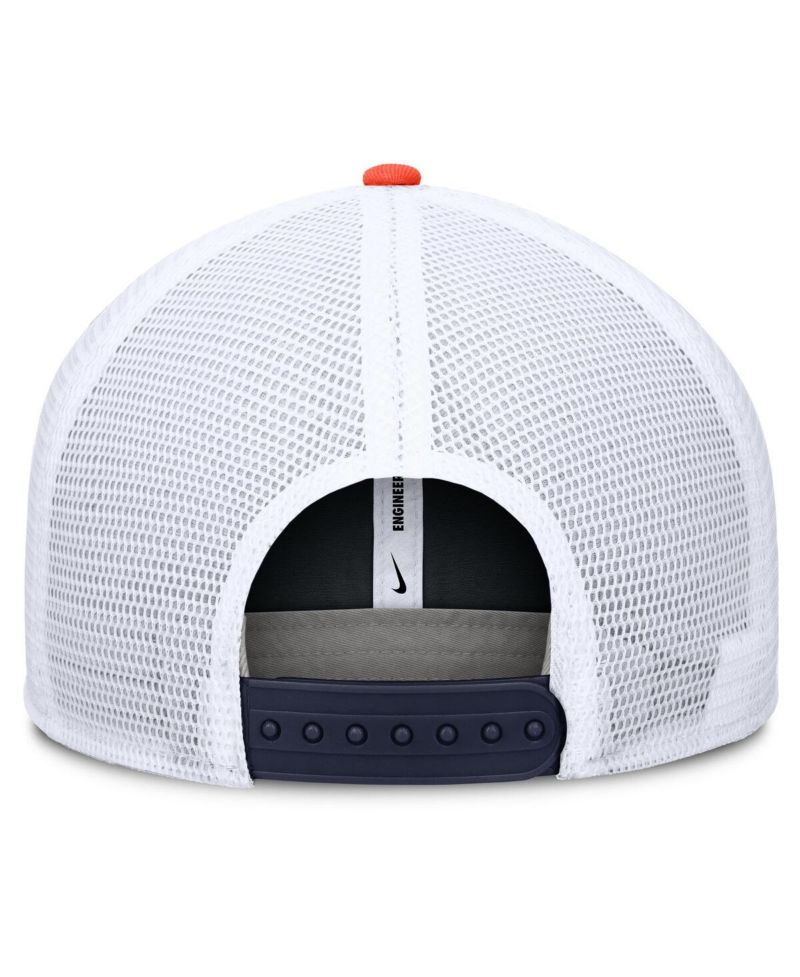 Men's Navy/Orange Houston Astros Pro Performance Trucker Snapback Hat