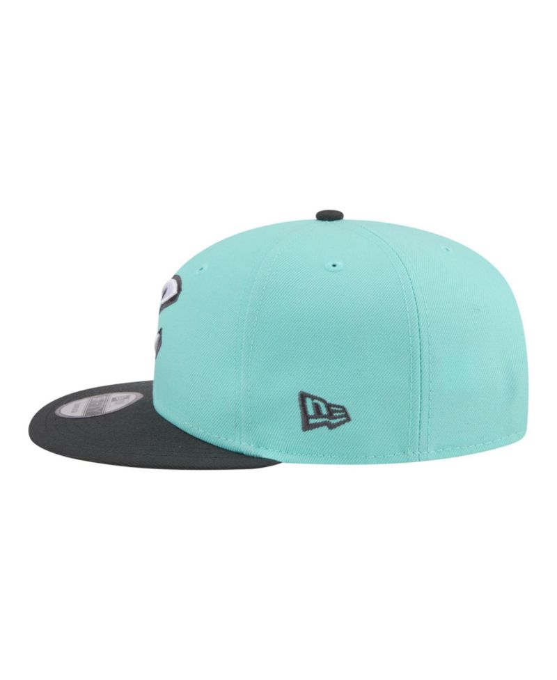 Men's Turquoise/Charcoal Cleveland Cavaliers Color Pack Two-Tone 9FIFTY Snapback Hat