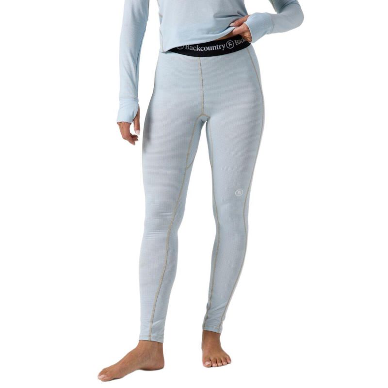 Women's BGA Pines Microgrid Ultra-Lt Baselayer Bottom Lightweight Long Underwear Bottoms