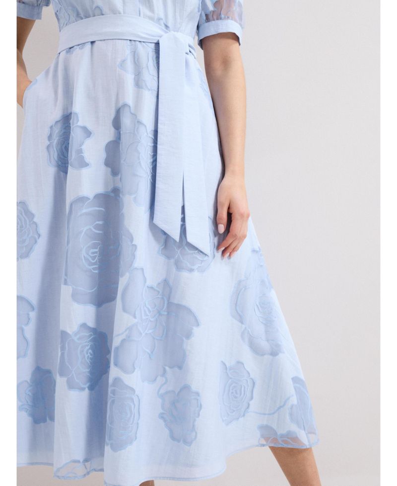 Women's Queenie Belted Midi Dress