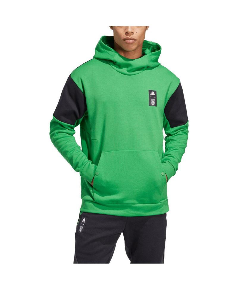 Men's Green Austin FC 2023 Player Travel Pullover Hoodie