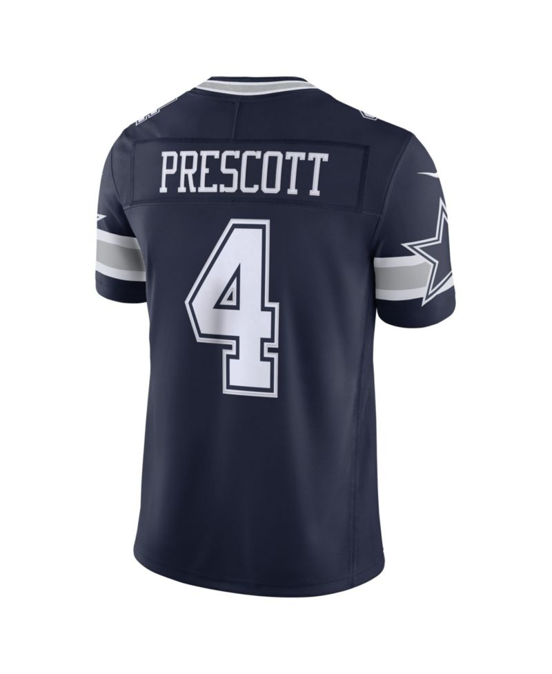 Men's Dak Prescott Navy Dallas Cowboys Team Vapor F.U.S.E. Stitched Limited Jersey