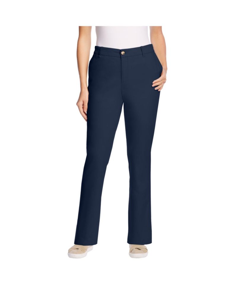 Women's Within Tall Adjustable Waist Straight-Leg Chino Pants