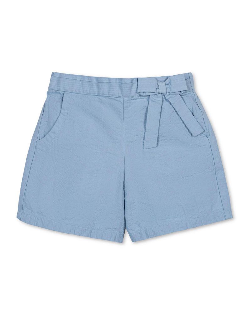 Little Girls Hope and Henry Organic Seersucker Pull-On Short