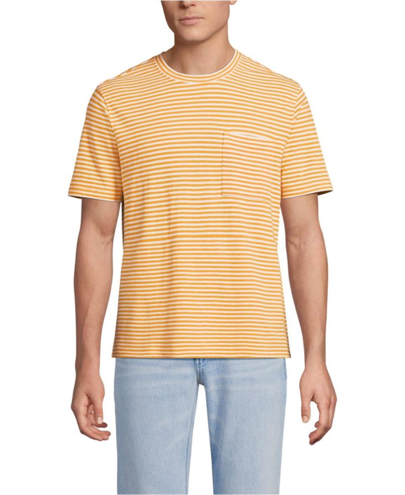 Men's Short Sleeve Cotton Linen Tee