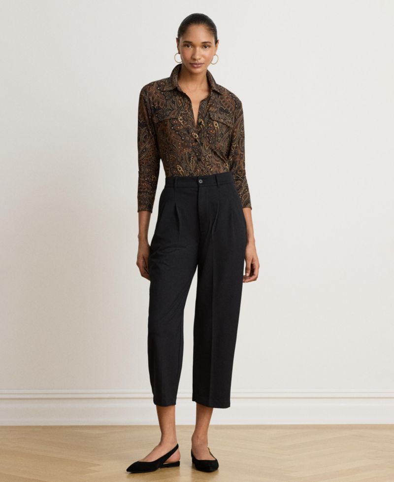 Women's Paisley Stretch Jersey Shirt