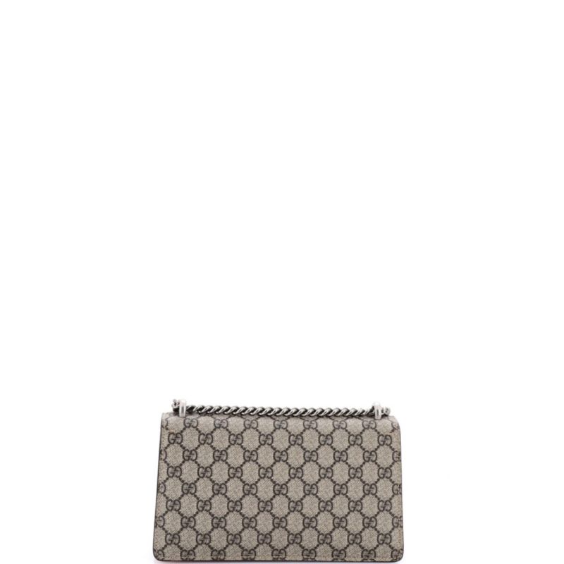 Small Dionysus Bag GG Coated Canvas with Crystal Embellished Metal