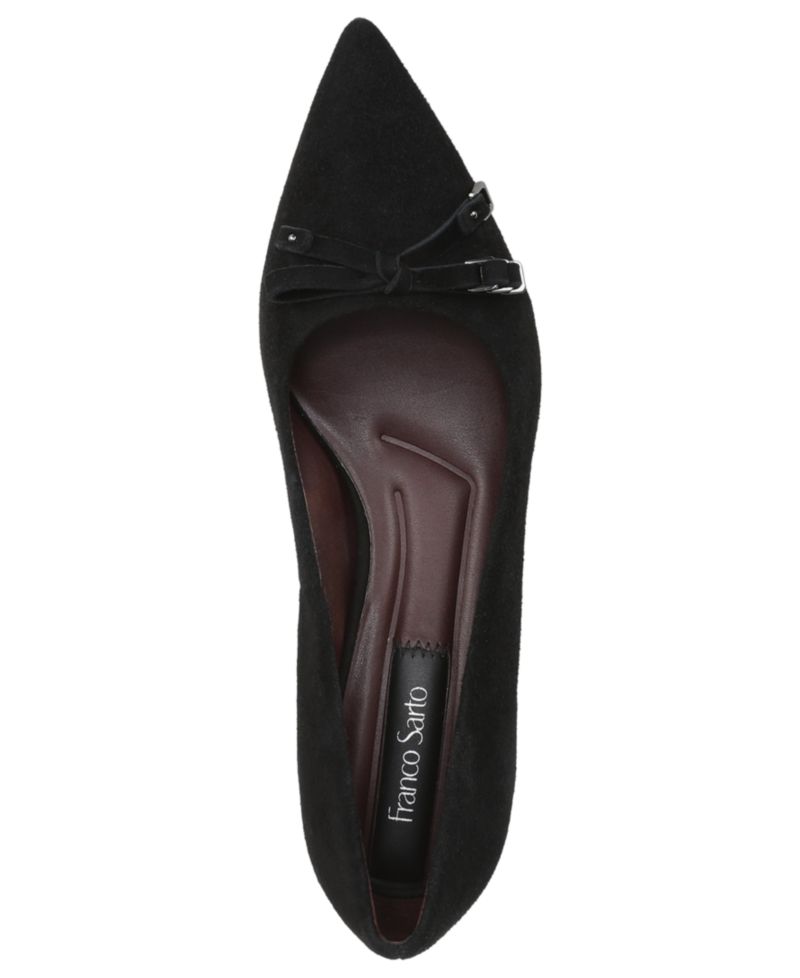 Women's Racer Pump Bow Pointed Toe Pumps