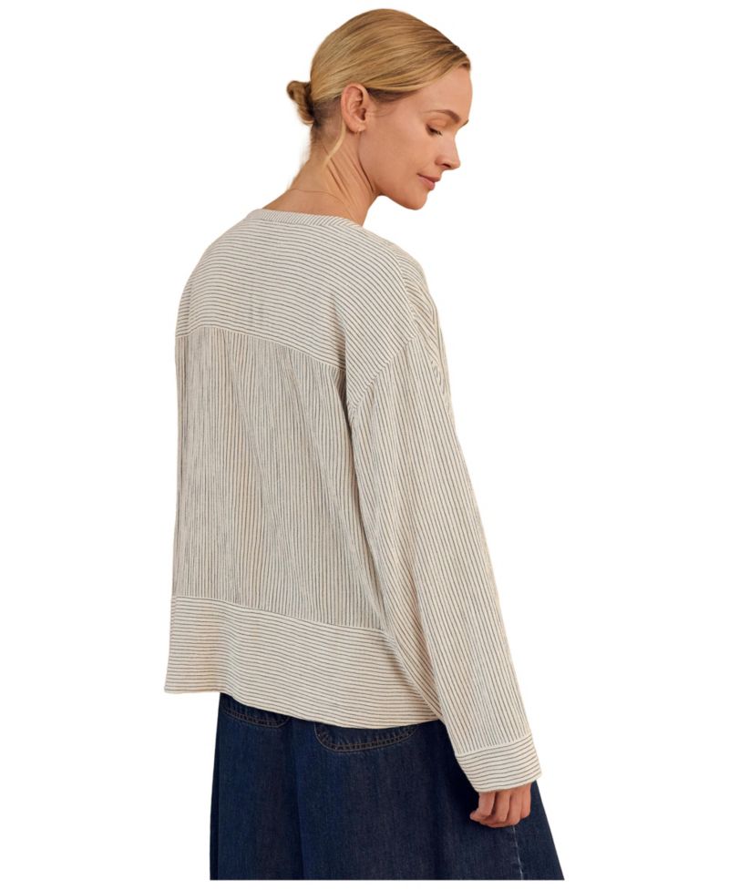 Women's V Neck Relaxed Swing Top