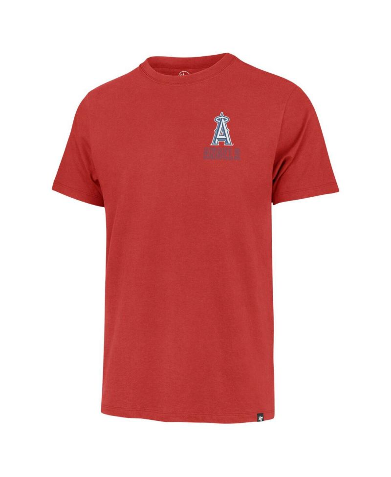 Men's Red Los Angeles Angels Hang Back Franklin T-Shirt