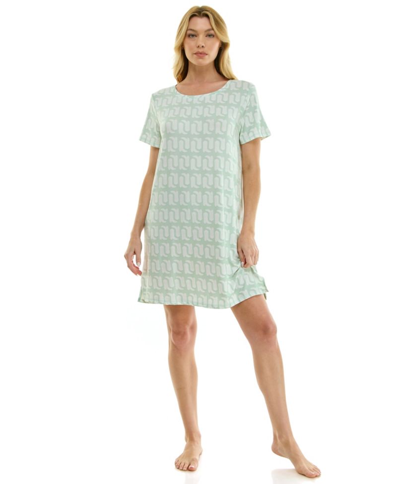 Women's Short-Sleeve Sleep Shirt