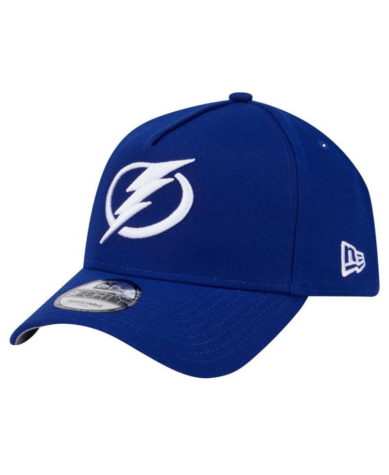 Men's Blue Tampa Bay Lightning Core A-Frame 9FORTY Adjustable Hat