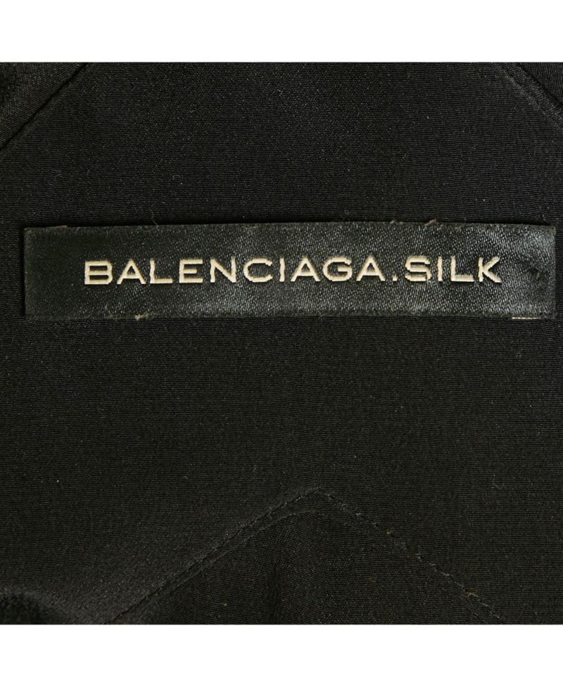 Women's Black Silk Flared Maxi Dress