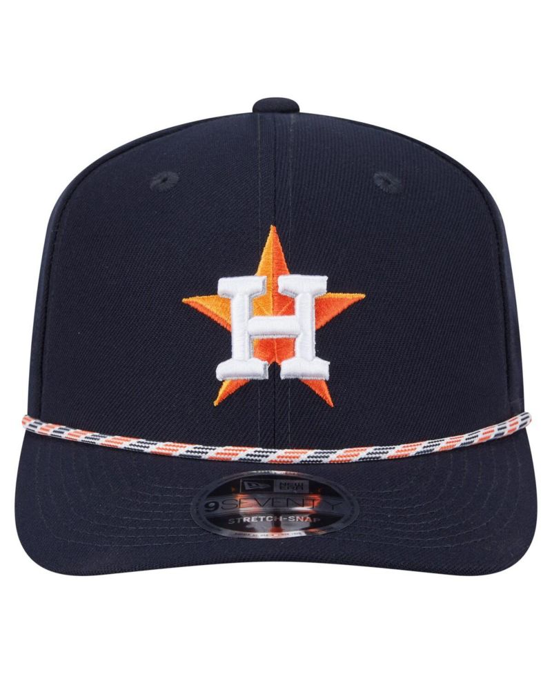 Men's Navy Houston Astros Multi-Rope 9SEVENTY Stretch-Snap Hat