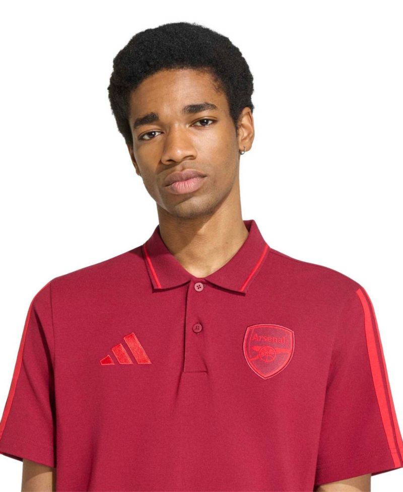 Men's Arsenal FC DNA Stitched-Stripe Polo Shirt