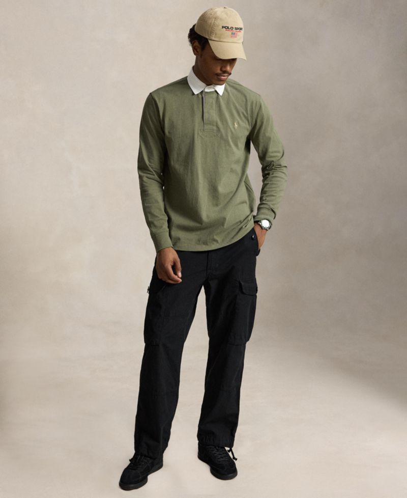 Men's The Iconic Rugby Collar Polo Shirt
