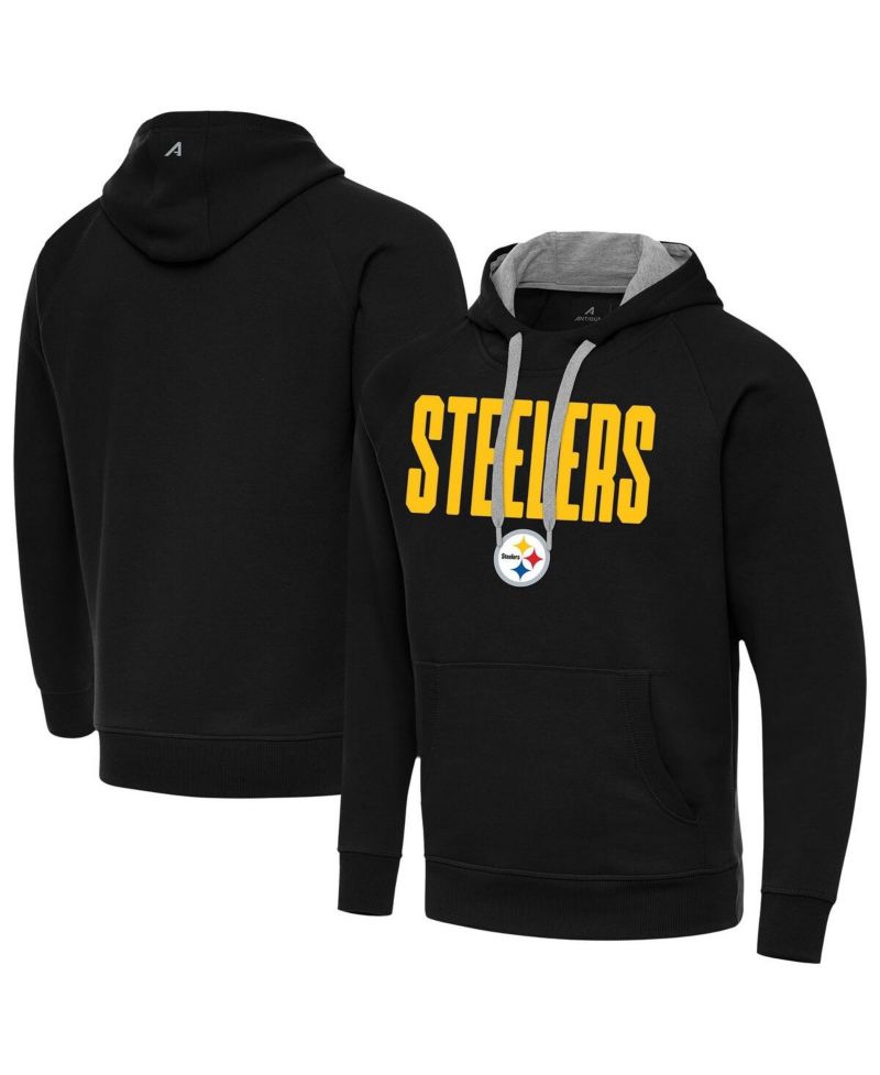 Men's Black Pittsburgh Steelers Victory Hoodie