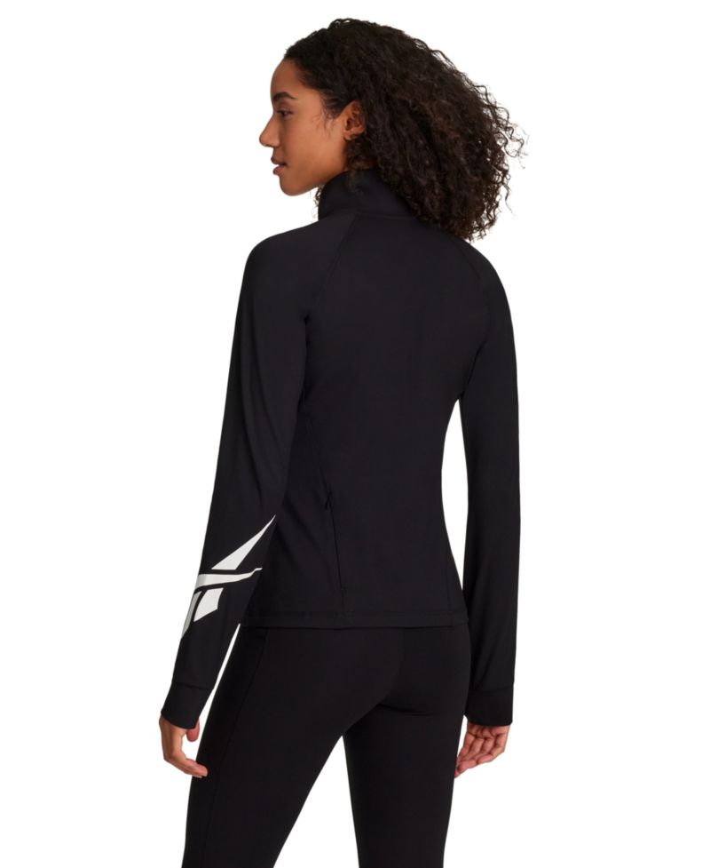 Women's Long-Sleeve Slim-Fit Zipper Jacket