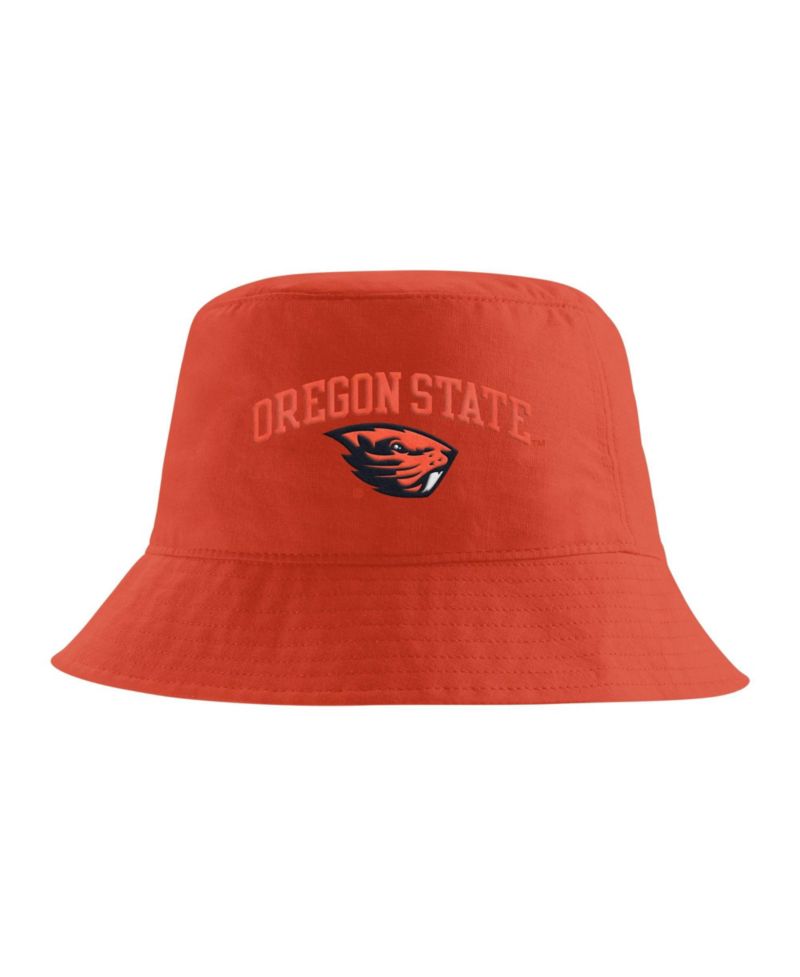 Men's Orange Oregon State Beavers Apex Striped Bucket Hat