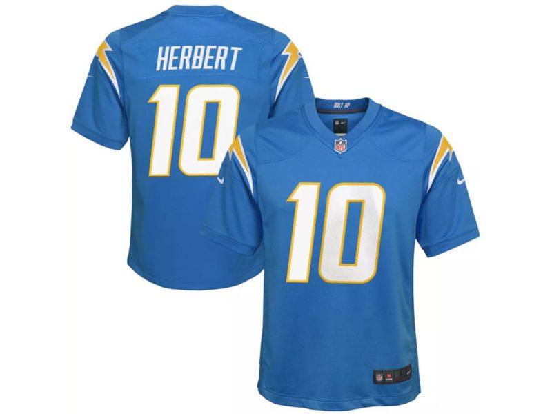 Big Boys Justin Herbert Los Angeles Chargers Game Jersey