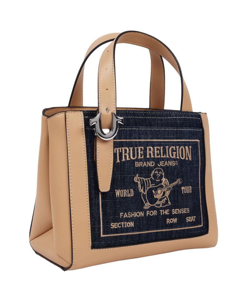 Arvin Buddha Motif Crossbody Tote