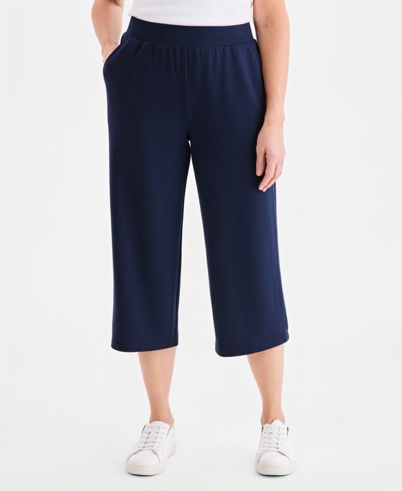 Women's LuxLounge French Terry Capri Pants