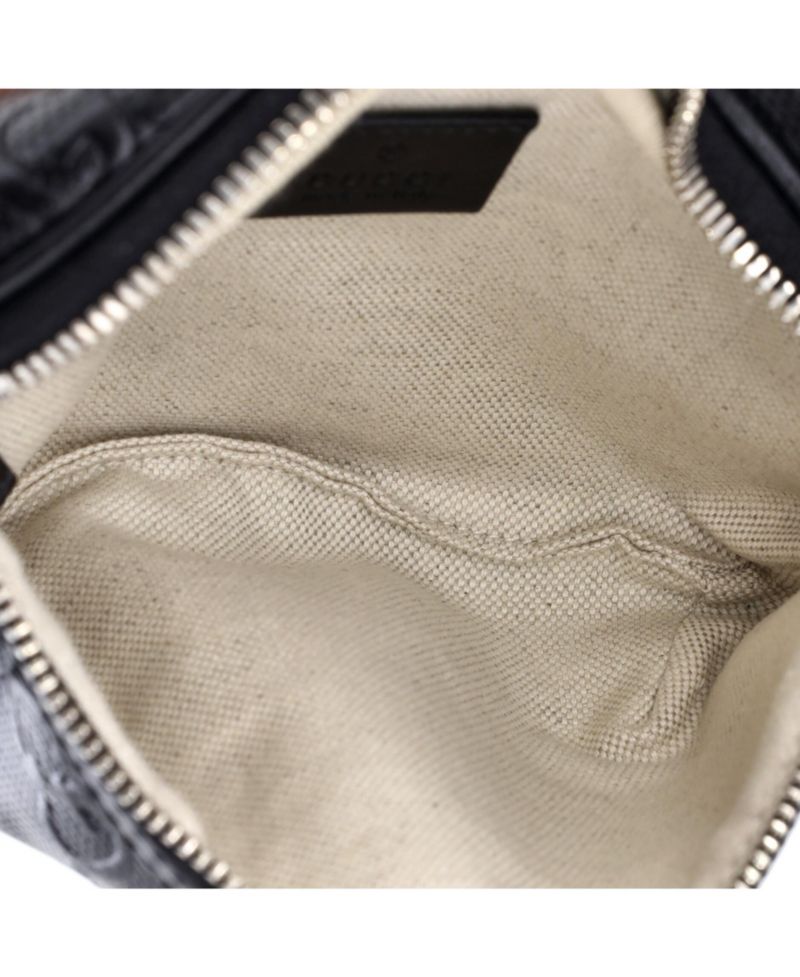 Small Belt Bag GG Embossed Perforated Leather