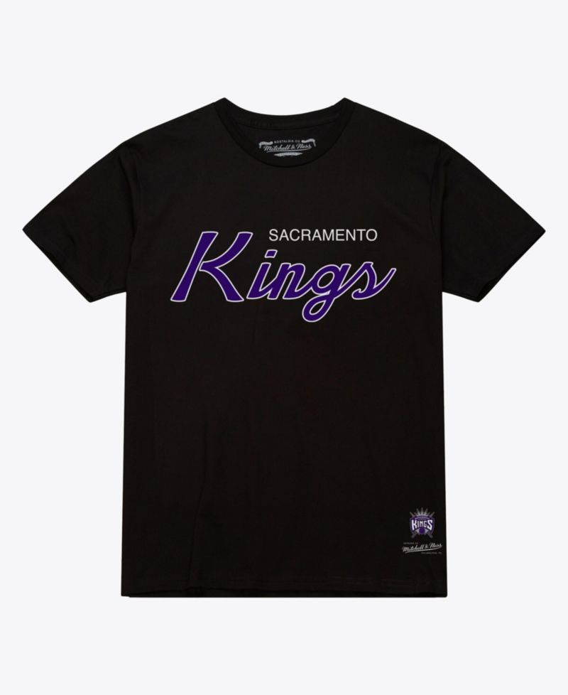 Men's Black Sacramento Kings Wordmark T-Shirt