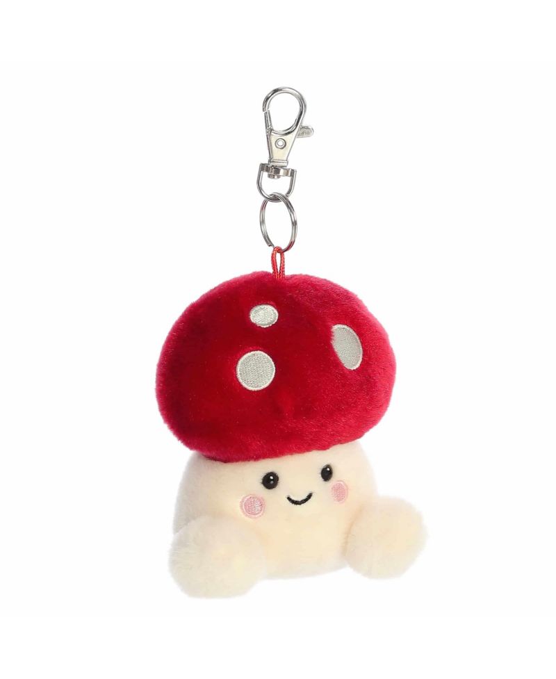 Mini Amanita Mushroom Palm Pals Adorable Clip-On Red 4