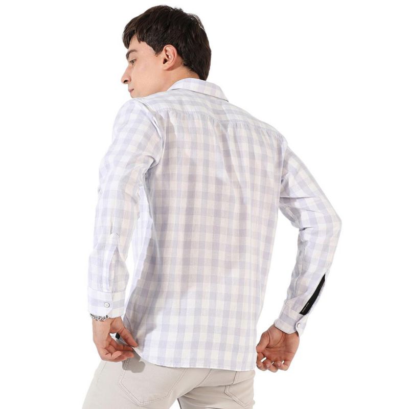 Men's Checkered Regular Fit Casual Shirt