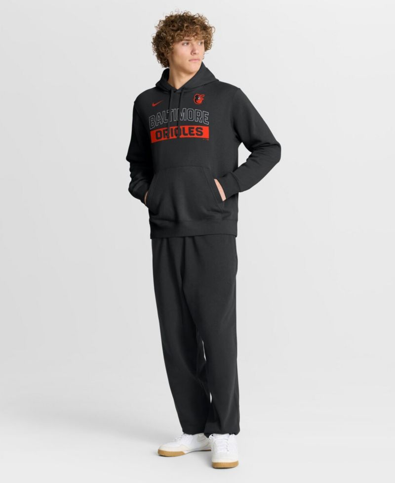 Men's Black Baltimore Orioles Primetime Club Hoodie