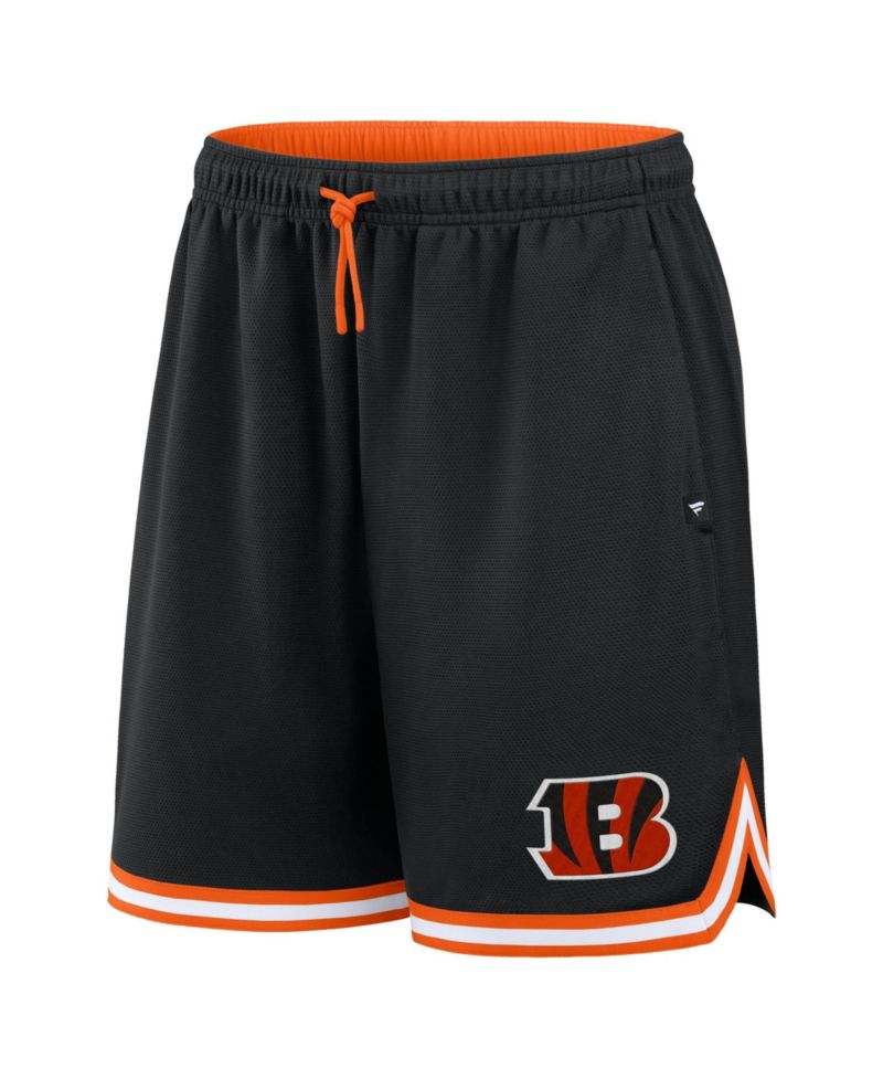 Men's Cincinnati Bengals Fearless Drive Pique Mesh Shorts, 7" Inseam