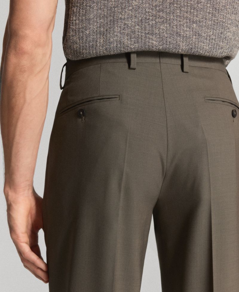 Men's Turin Wool Suit Pants