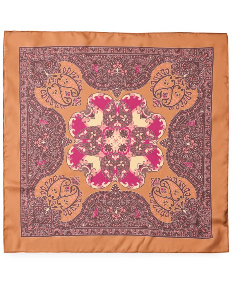 Vintage-Inspired Bandana Square Scarf