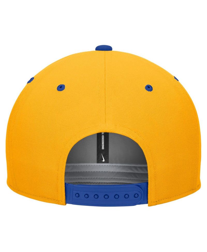 Men's White/Gold Pitt Panthers Pro Performance Snapback Hat