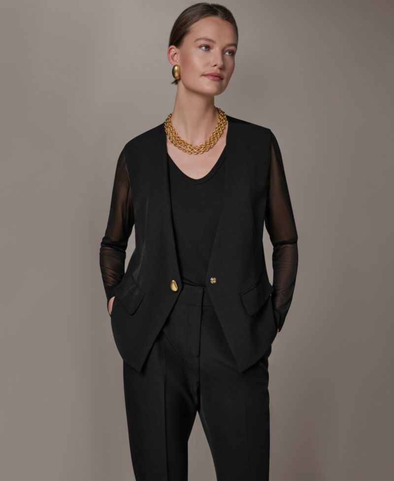 Women's One-Button Blazer