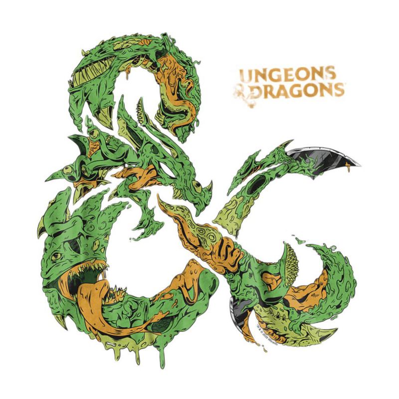 Big & Tall Dungeons And Dragons Monster Logo T-Shirt