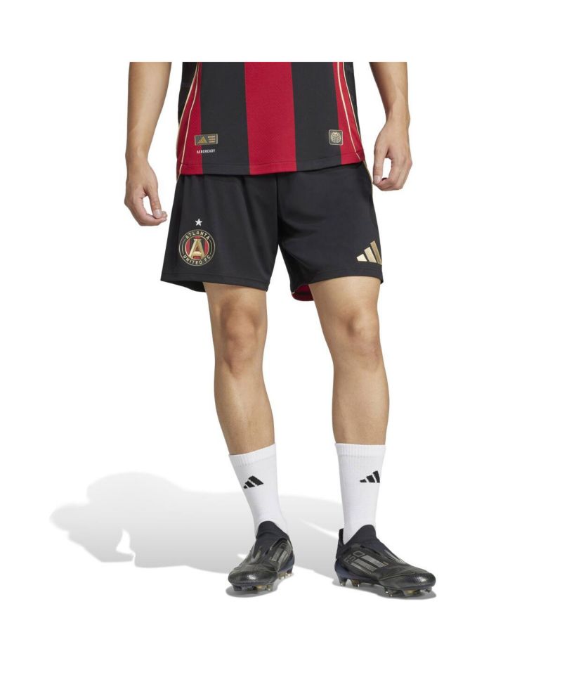 Men's Black Atlanta United FC Home 2025 The Connector Authentic Shorts