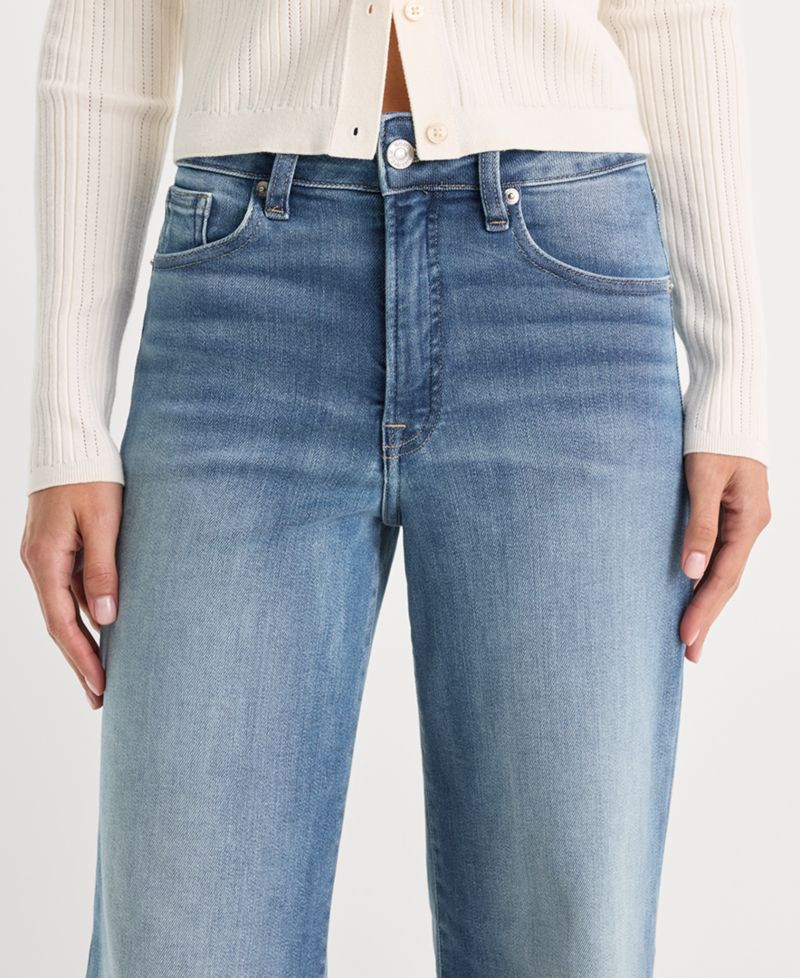 Women's Soft Tech Good Waist Palazzo Ankle Jeans