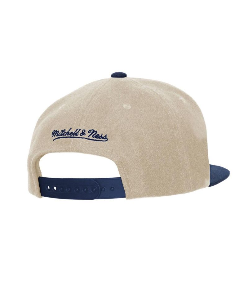 Cream New York Yankees vs. New York Mets Subway Series Matchup Pro Pinch Snapback Hat