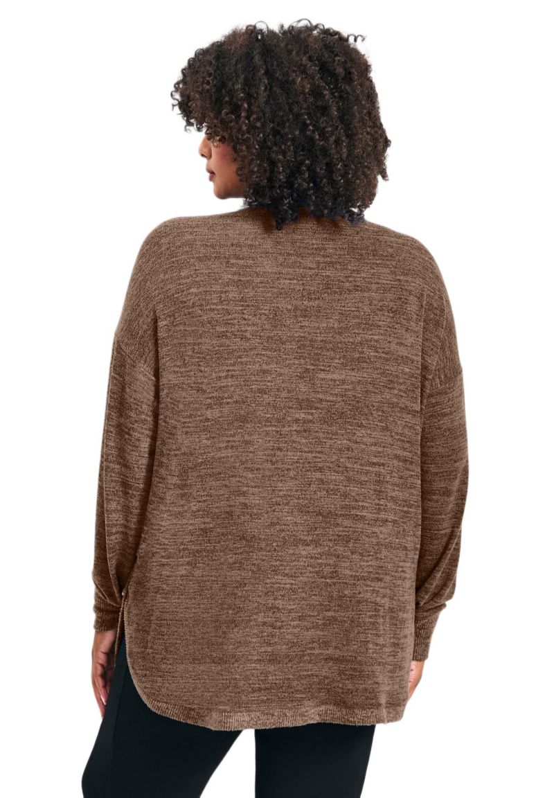 Women's Bec Button Detail Hacci Top